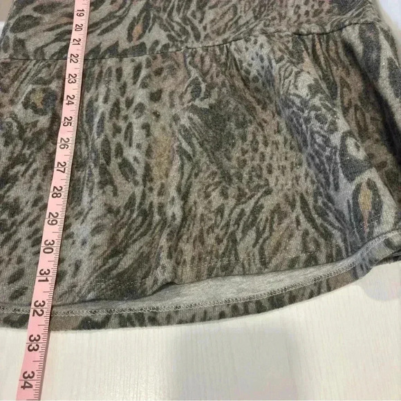 Zara Animal Print Short Sleeve Sweatshirt Dress - Picture 8 of 8